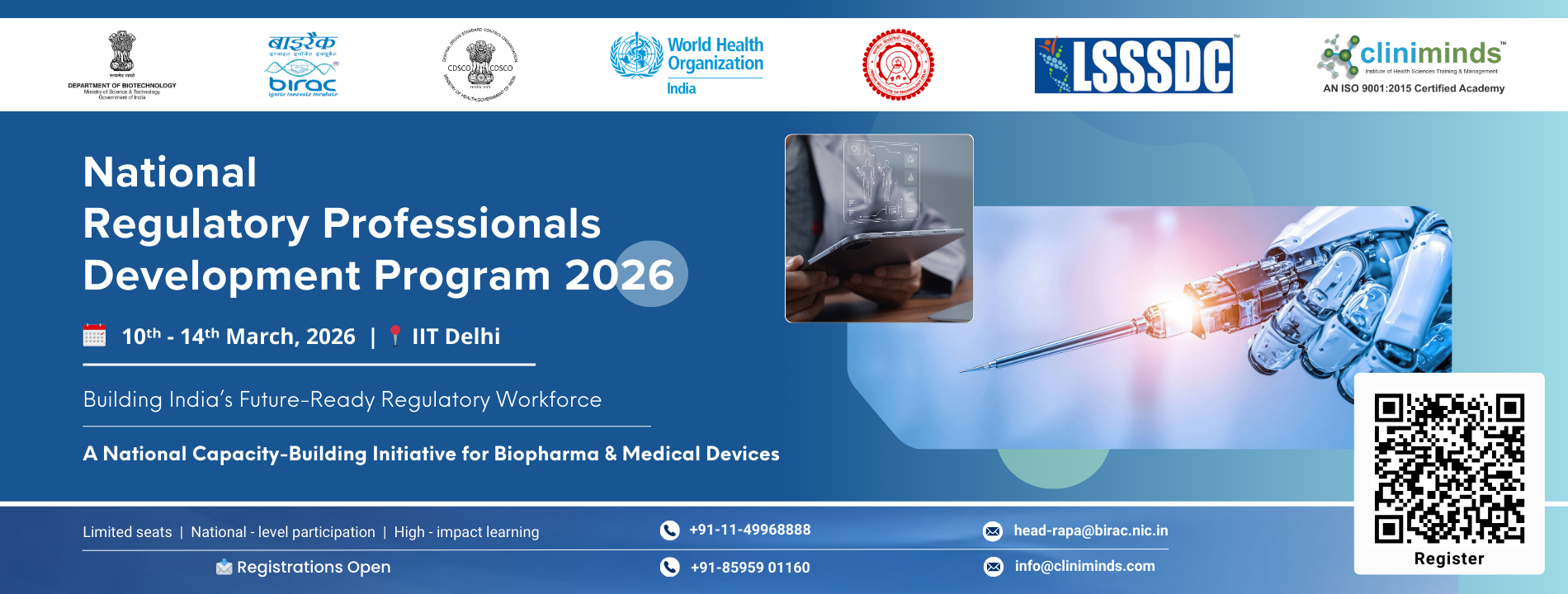 Masterclass on National Regulatory Professionals Development Program 2026