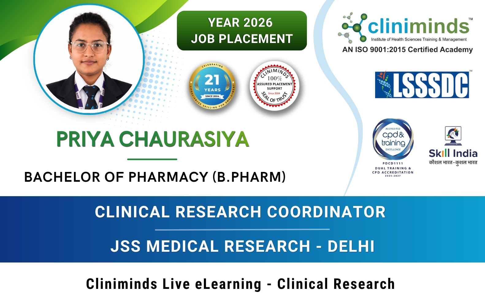 Latest Cliniminds student placement