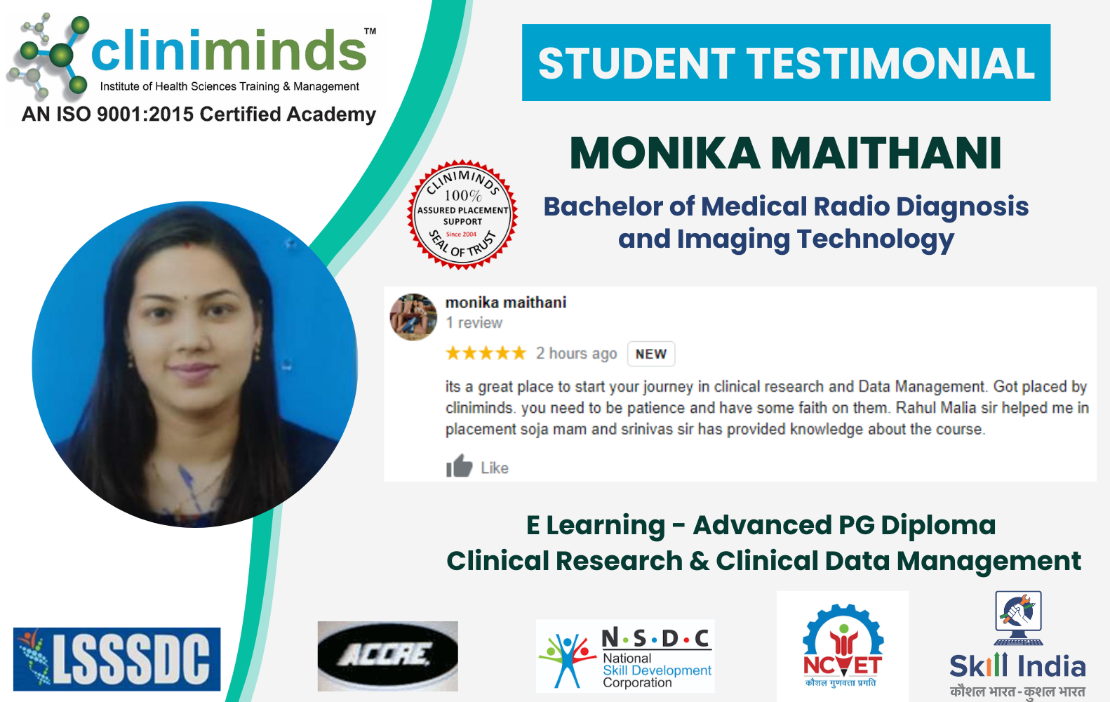 Student Testimonials | Hear What Our Students Have to Say | Cliniminds