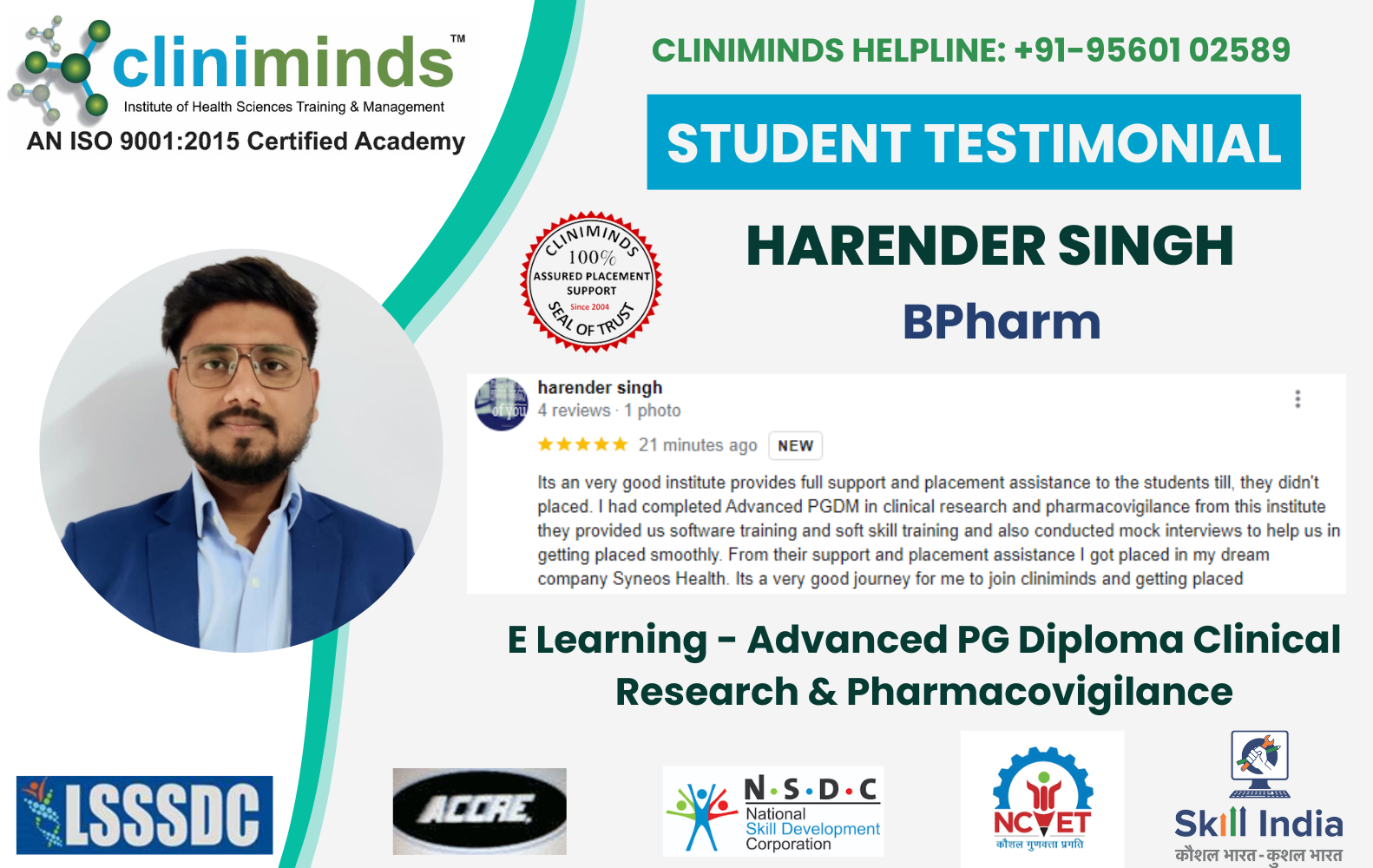 Student Testimonials Hear What Our Students Have To Say Cliniminds